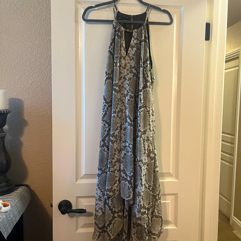 Snake print dress